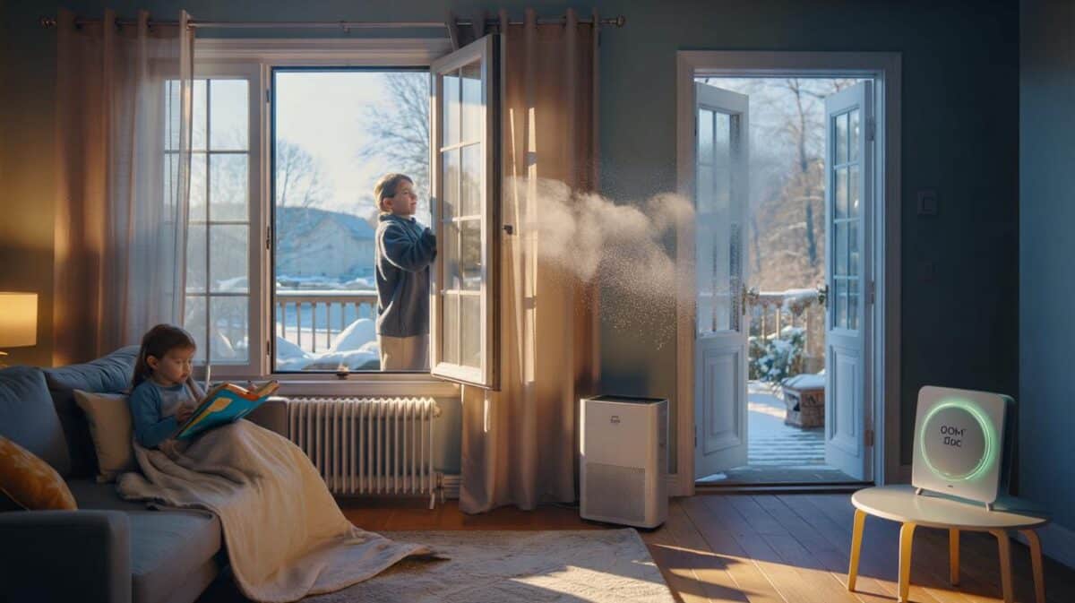 Abres la ventana 10 minutos en invierno: ¿cuánto CO2, humedad y virus te ahorras tú y tu familia?