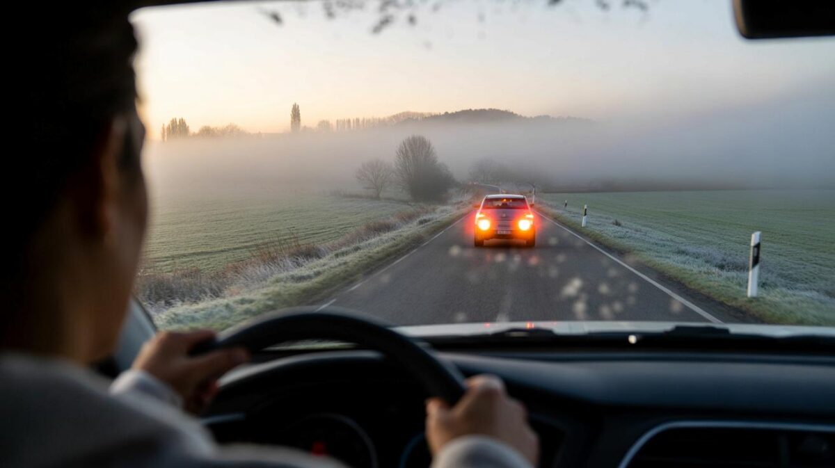 Aemet te pone en guardia: ¿conduces al amanecer? niebla densa y máximas 3–5 °C menos hoy