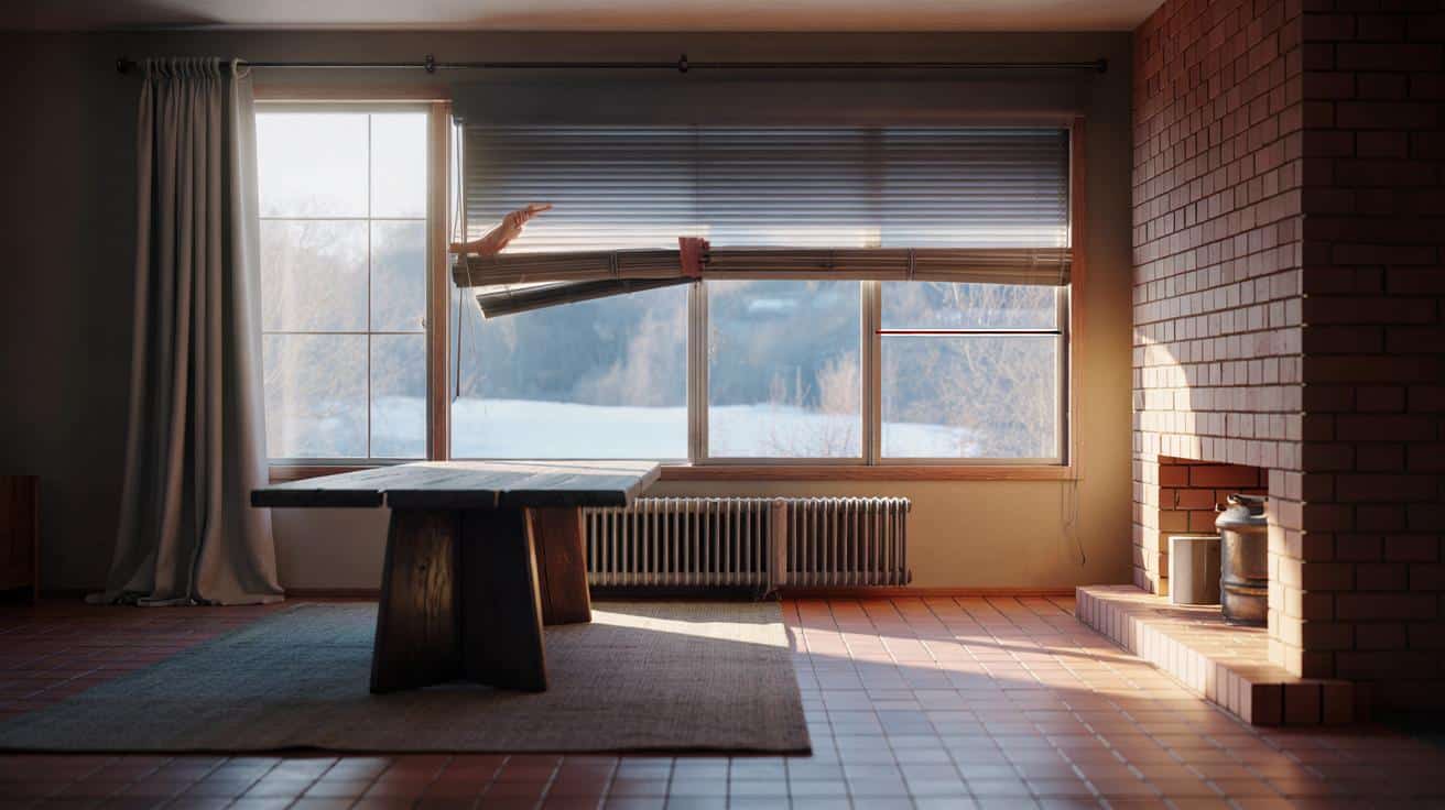 Apaga la caldera 2 horas al día sin obras: ¿tienes persianas y una mesa oscura en el salón?