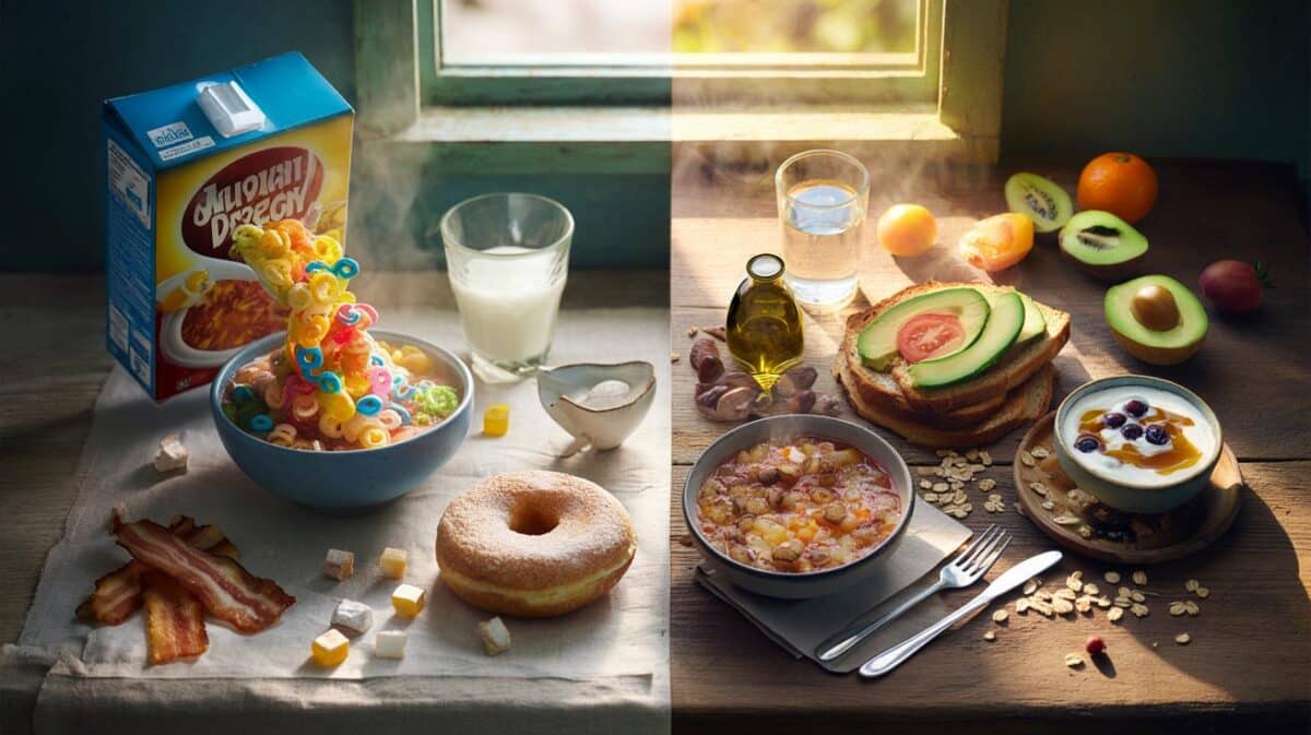 Desayunos que te roban años: por qué los cereales azucarados no aparecen en las mesas más longevas