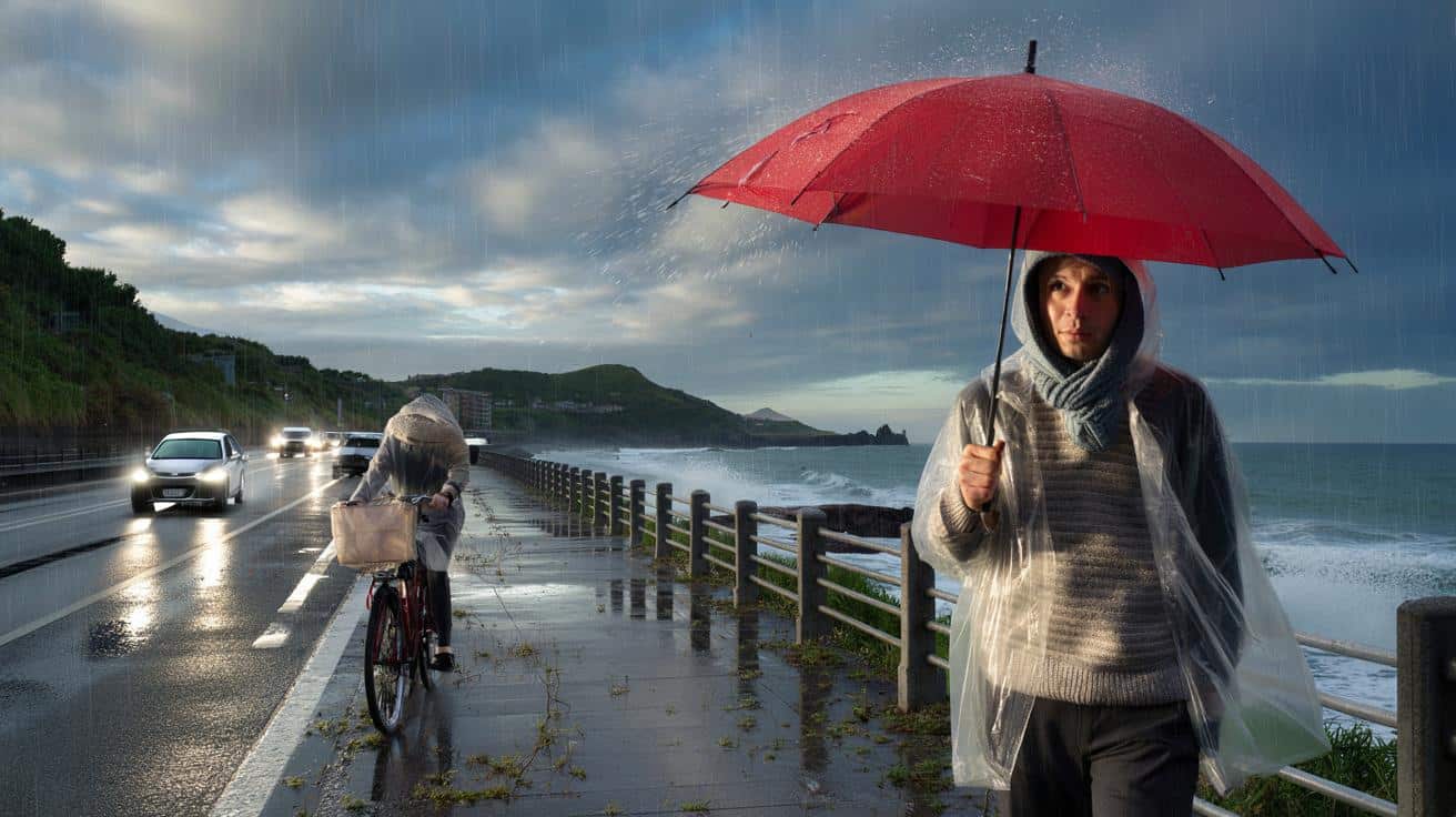 Este lunes en el norte cae agua y bajan 5 grados: ¿tú saldrás con paraguas, capas y plan b hoy?