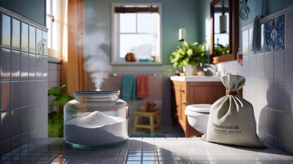 Familias españolas confiesan: el polvo blanco del armario que borra el olor del baño sin sprays