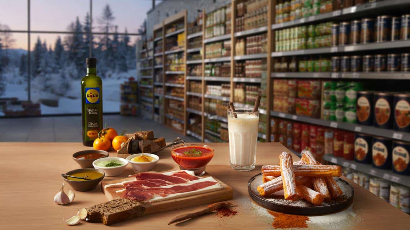 Gazpacho en enero o churros con nieve: lo que vivisteis en la semana española de Lidl en Laponia