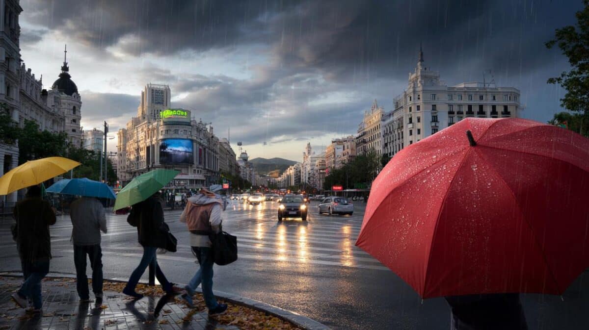 La AEMET avisa: ¿estás preparado para 5 días de paraguas y hasta 8 ºC menos desde el martes?
