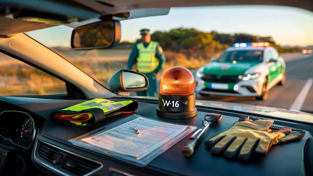 La Guardia Civil ya mira tu guantera: ¿tienes la V-16 y papeles al día? te arriesgas a 601-3.005 €