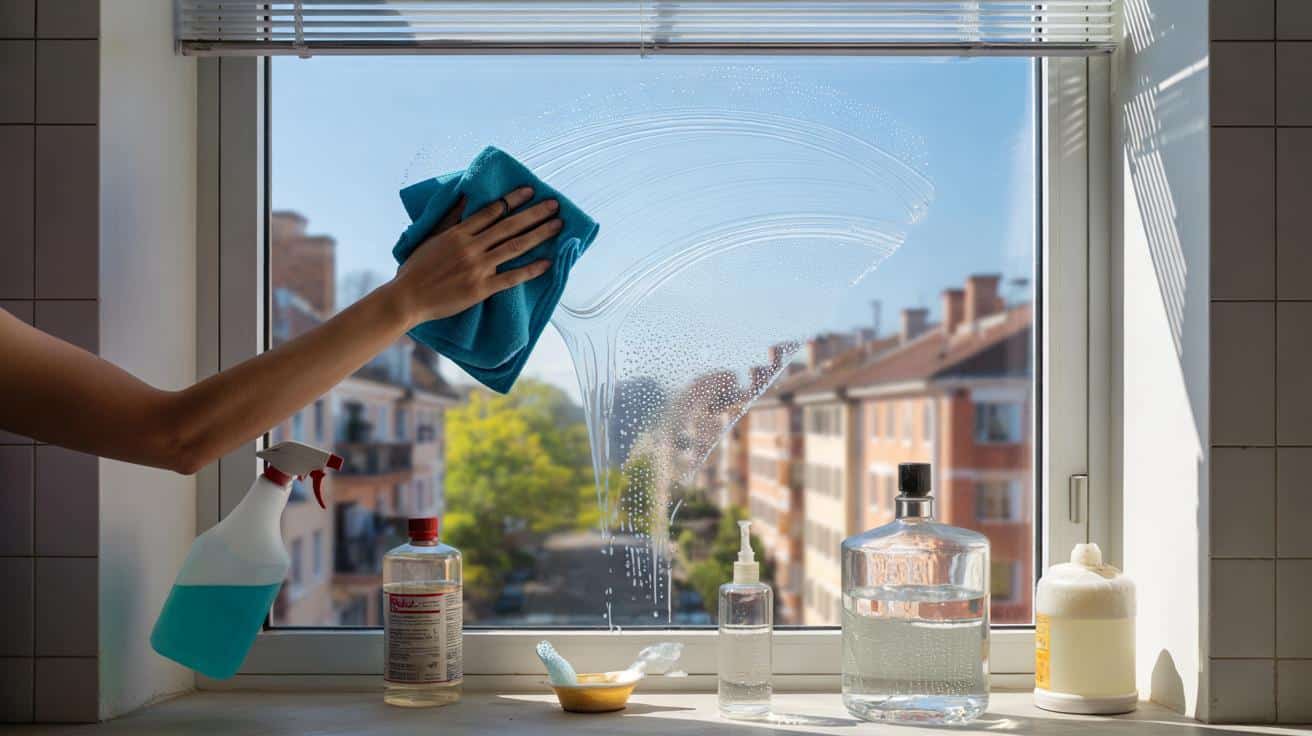 Limpiar ventanas sin marcas con cosas de tu cocina: el truco casero que ya usan tus vecinos