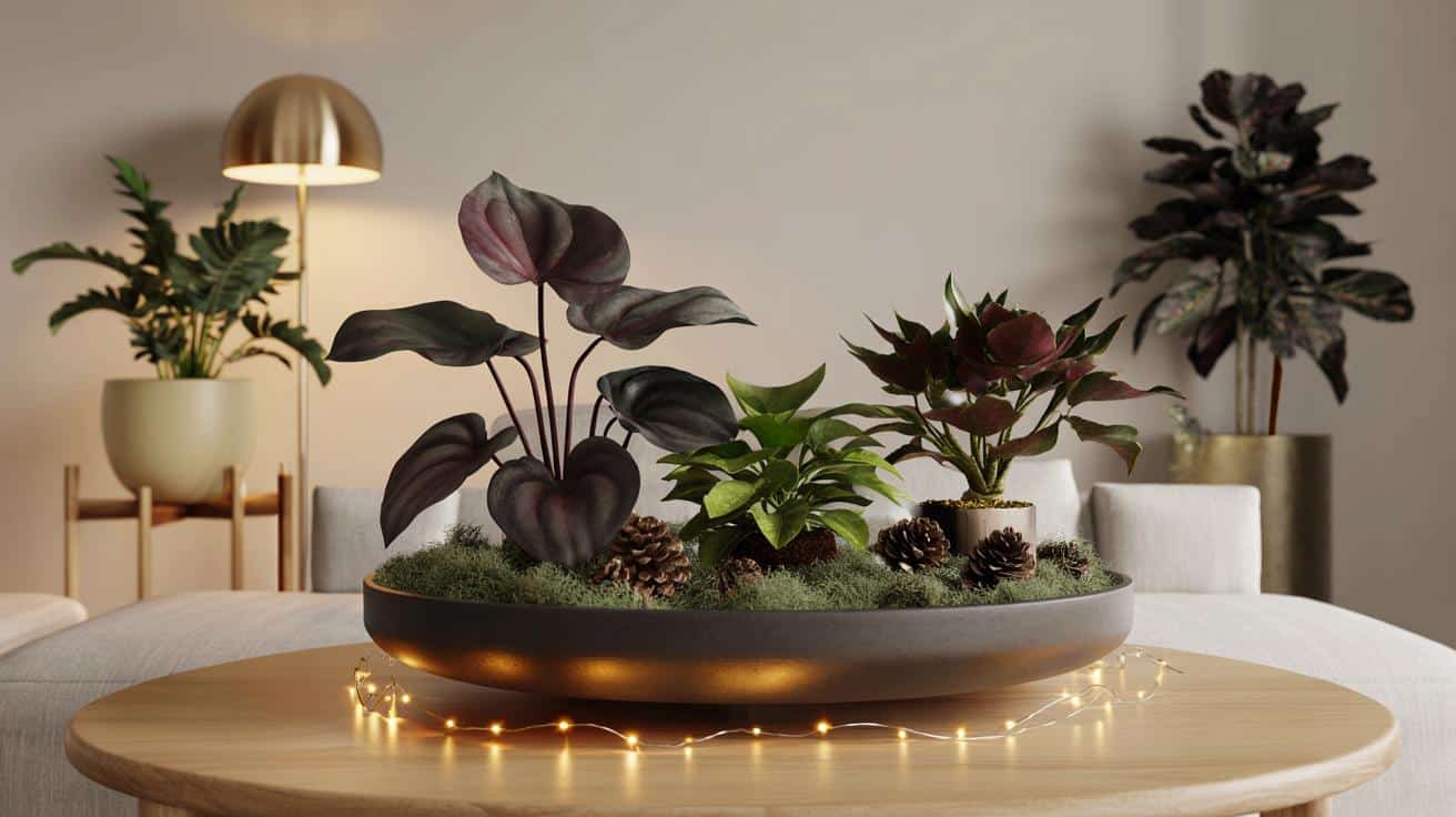 Navidad a días: 7 plantas casi negras que harán que tu salón parezca de revista, ¿te atreves tú?