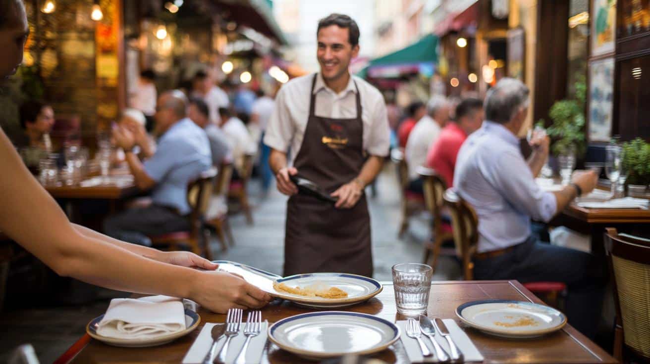 Si ayudas al camarero a recoger la mesa, esto dice de ti: 6 señales que no esperas, según psicóloga