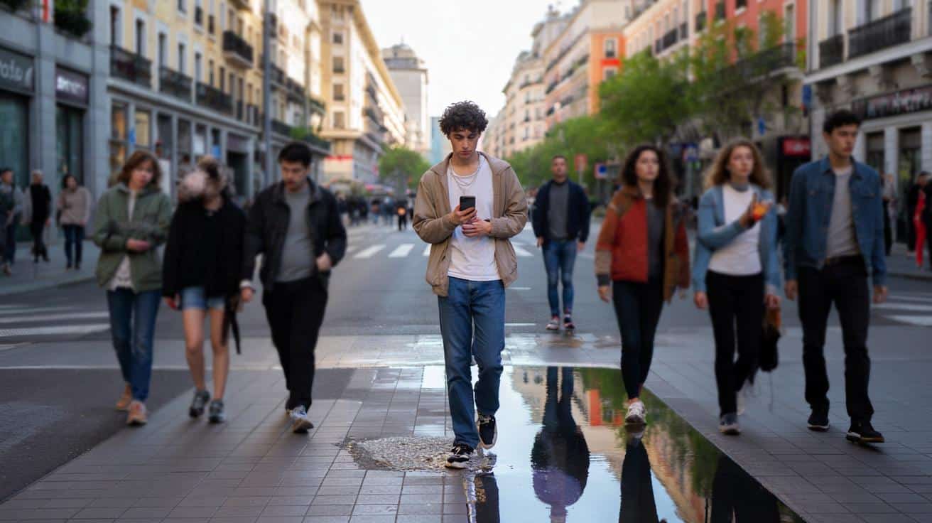 Si caminas mirando al suelo, esto dice de ti la psicología: siete señales que no imaginas