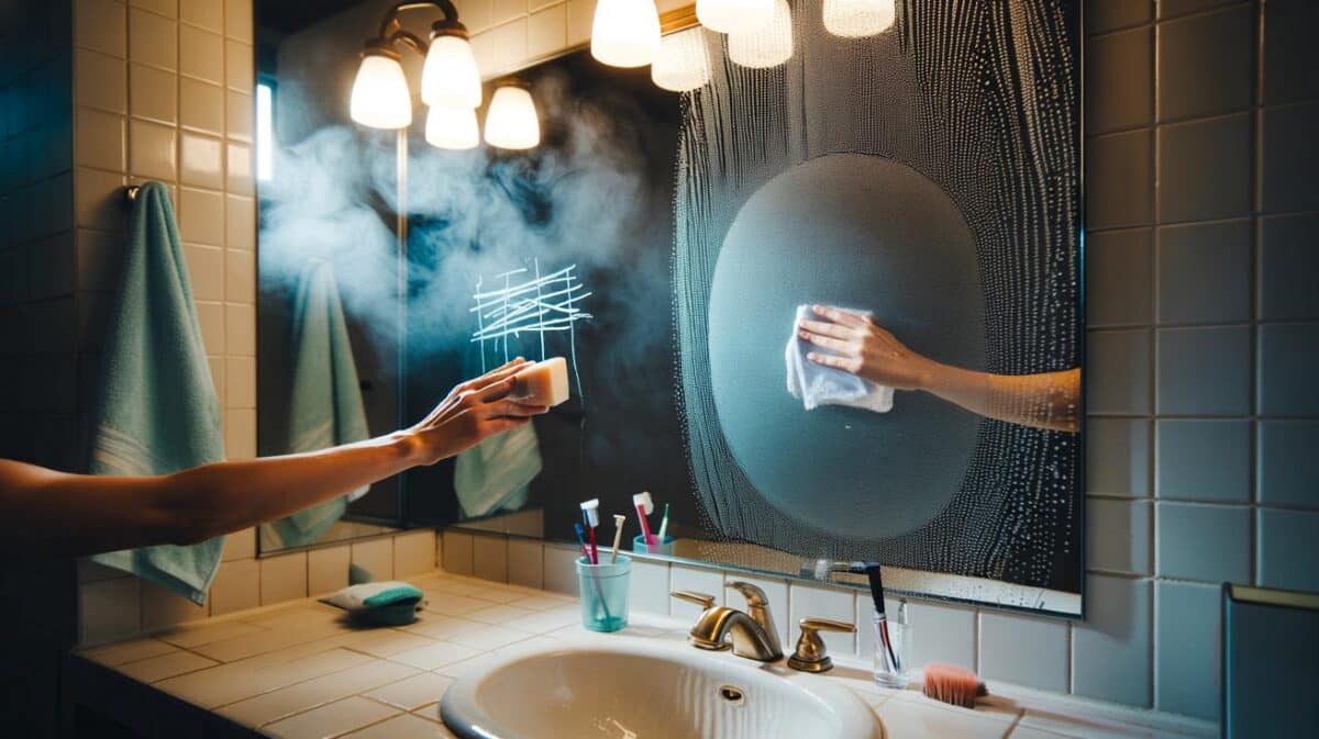Si compartes baño, prueba esto hoy: el truco de jabón que evita el vaho en el espejo 14 días
