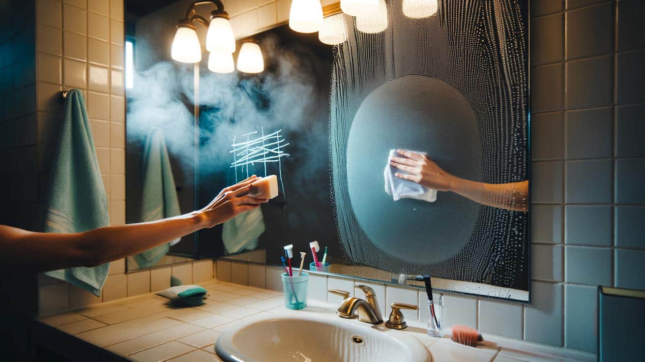 Si compartes baño, prueba esto hoy: el truco de jabón que evita el vaho en el espejo 14 días