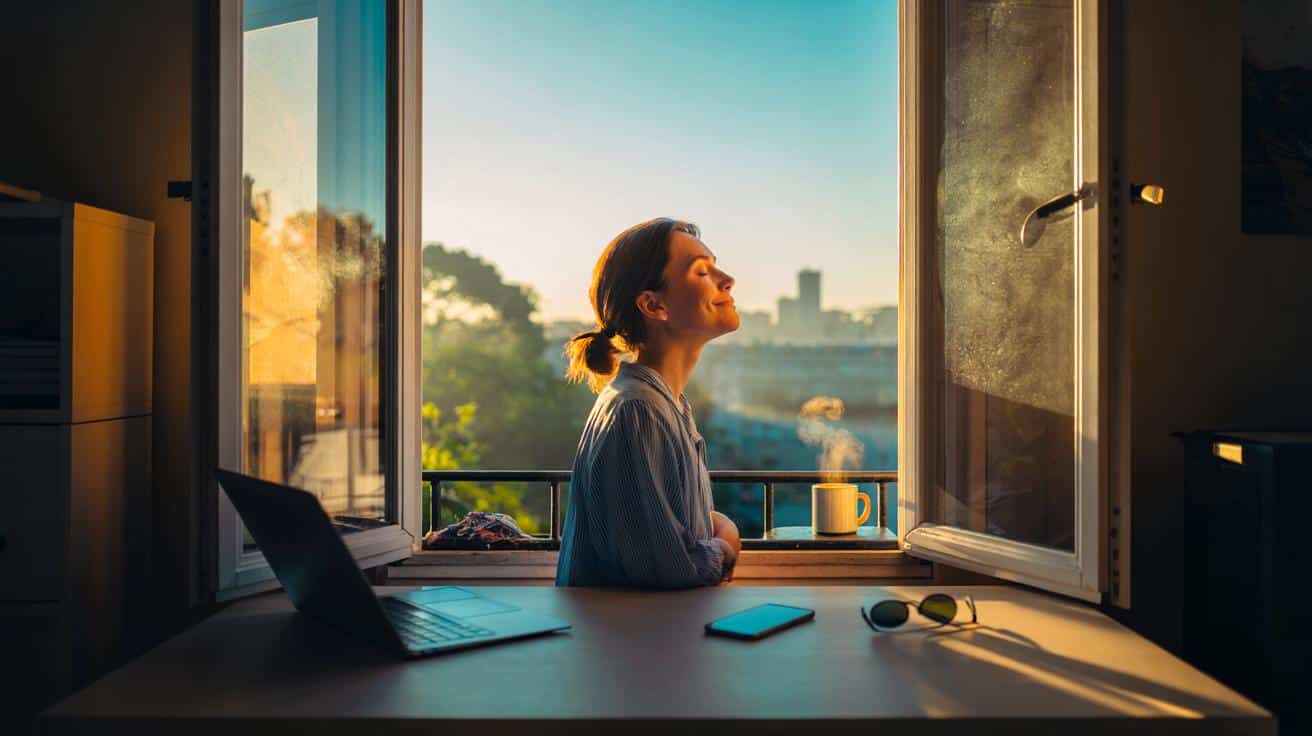 Si trabajas en interior, prueba 20 minutos de sol: ¿notas más energía y menos bajones por la tarde?