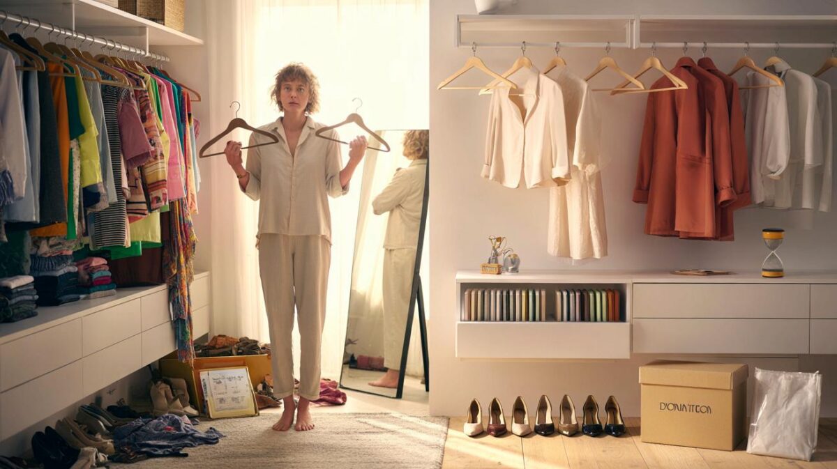 Si vistes frente al espejo con prisa : 5 señales de que tu armario te roba paz y cómo vaciarlo hoy