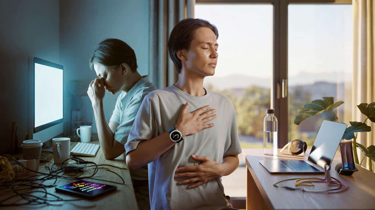 Si vives con estrés y remordimiento al descansar : 7 pruebas y el método 90-20 que te devuelve foco