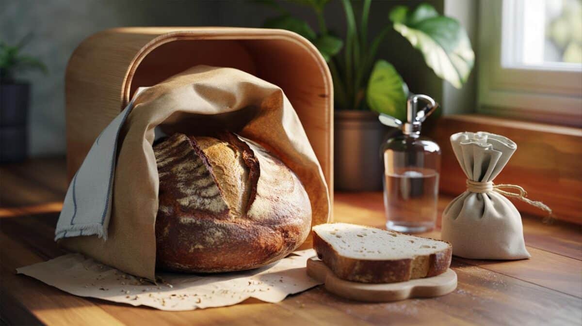 Siete días con pan crujiente sin nevera: el método de tela y papel que ya usan miles de familias