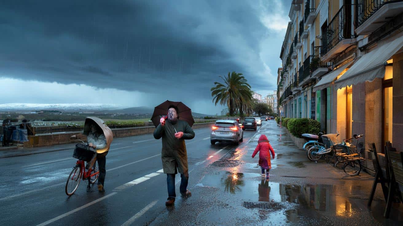 Te va a pillar el frente frío de Aemet: cuándo lloverá en tu ciudad y cuántos grados caerán