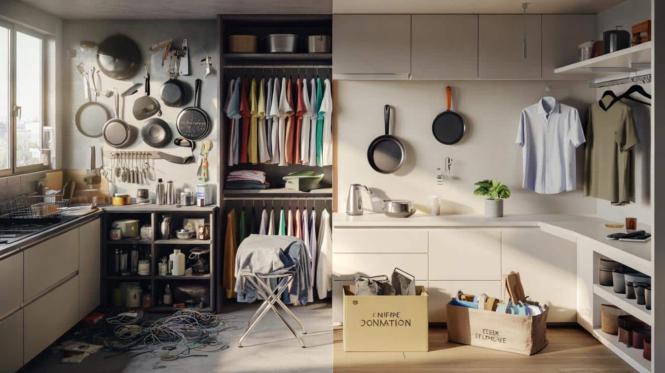 Tienes 3 sartenes iguales y 27 camisetas: ¿sabes cuánto estrés te roban en casa y dinero al mes?