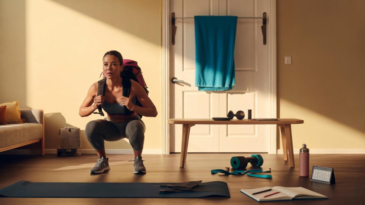 ¿Tienes estrés y poco tiempo? Alice Basso te reta: 20 minutos, mochila y toalla para crecer en casa