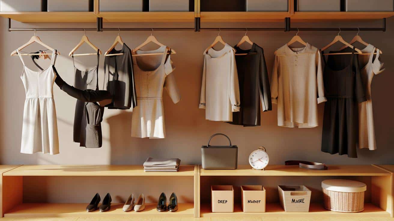 ¿Tu armario te roba tiempo? Prueba el método 3×3 y perchas invertidas: 27 prendas y cero caos