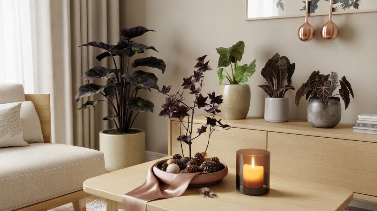 ¿tu salón se enfría en diciembre? 7 plantas casi negras que lo calientan y cuestan menos de 20 €