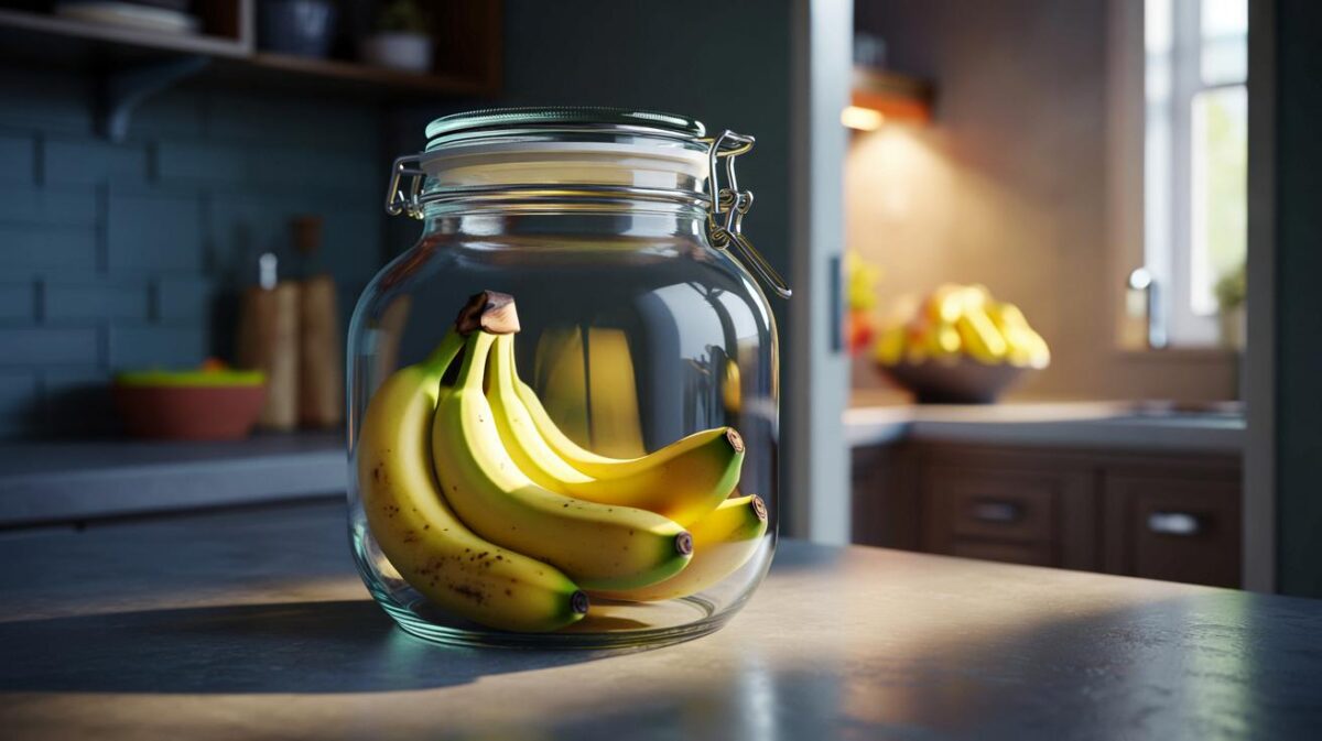 ¿tú también tiras plátanos negros a la semana? prueba este truco del tarro y llegas a 16 días